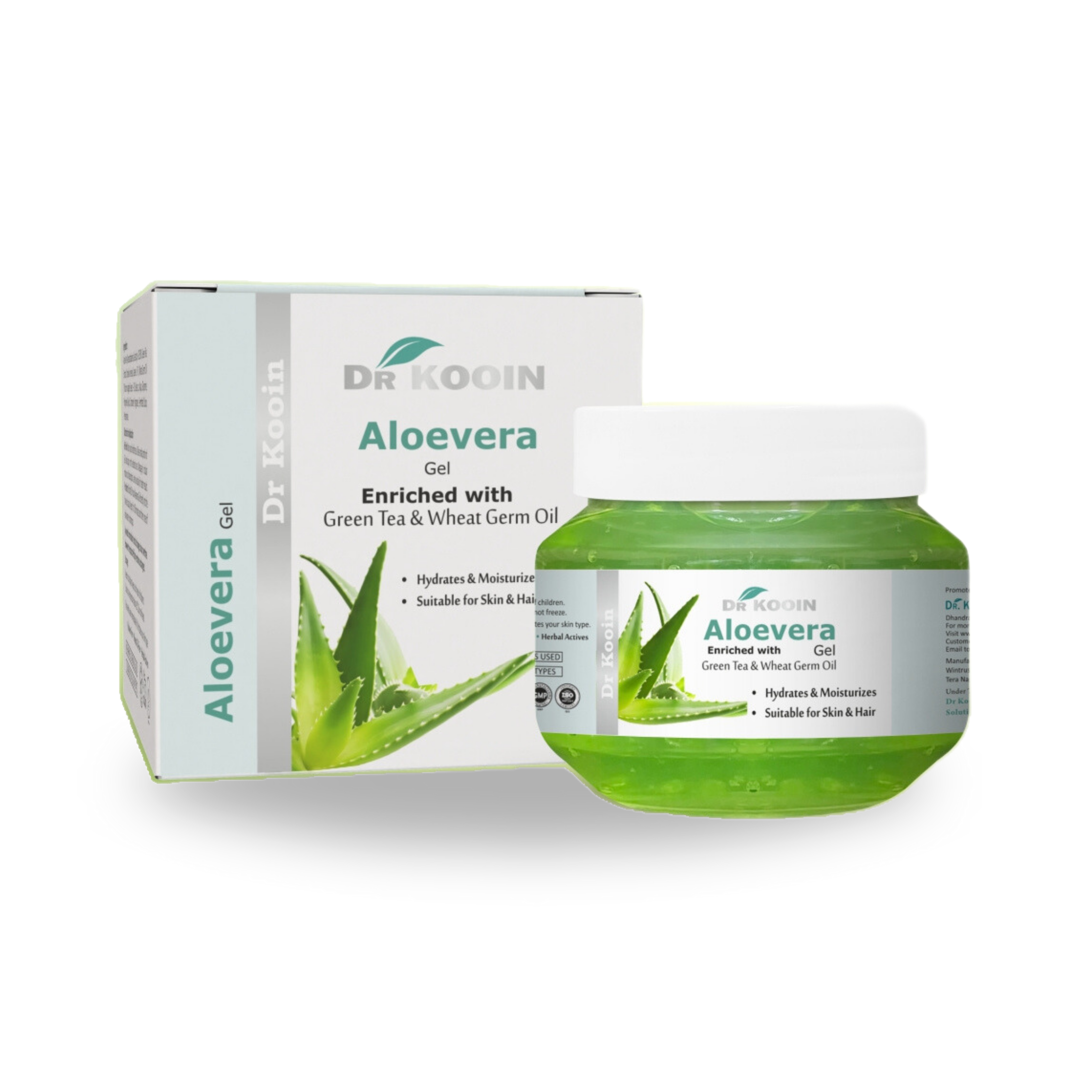 Dr. Kooin Aloevera Gel with Green Tea & Wheat Germ Oil