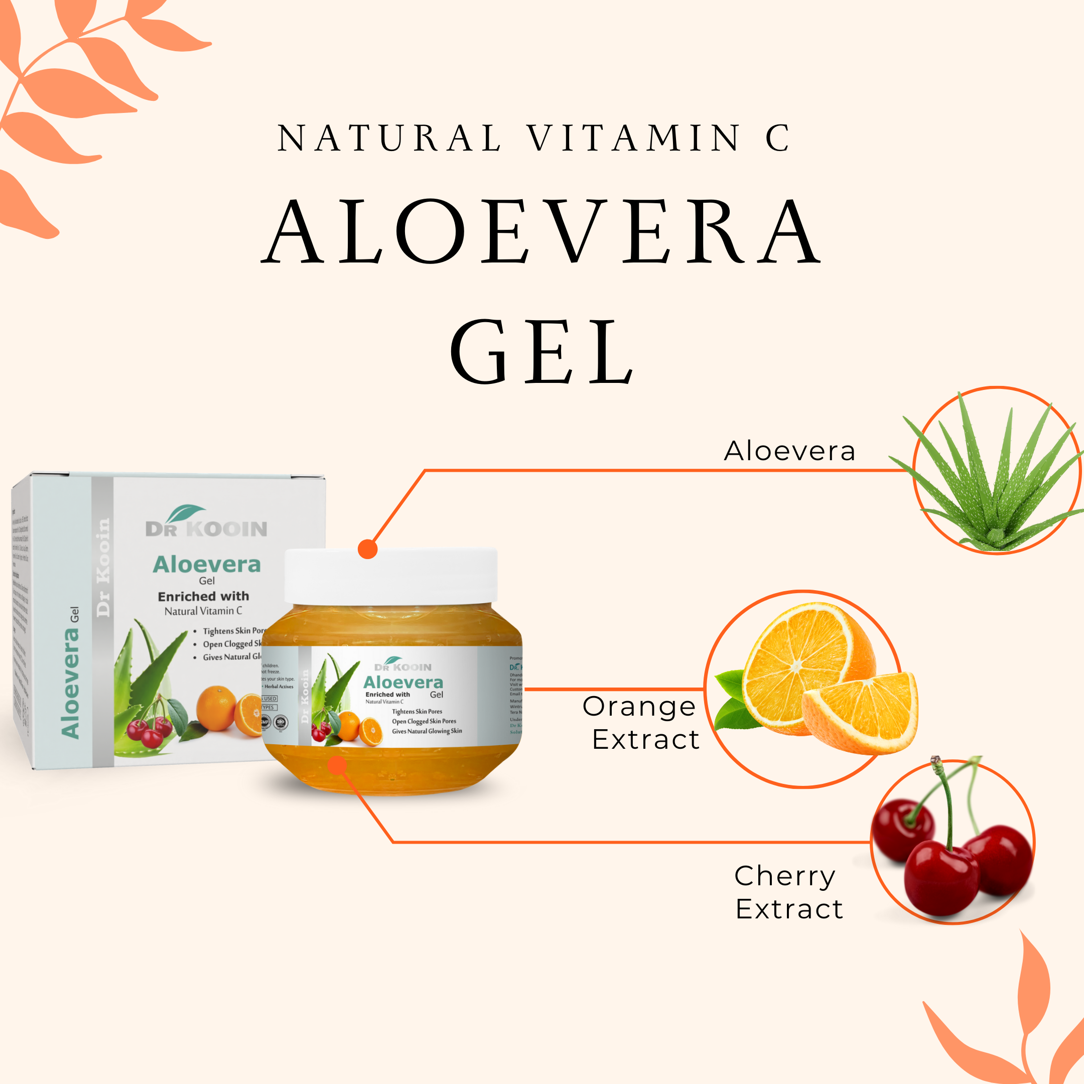 Dr. Kooin Aloevera Gel with Vitamin C